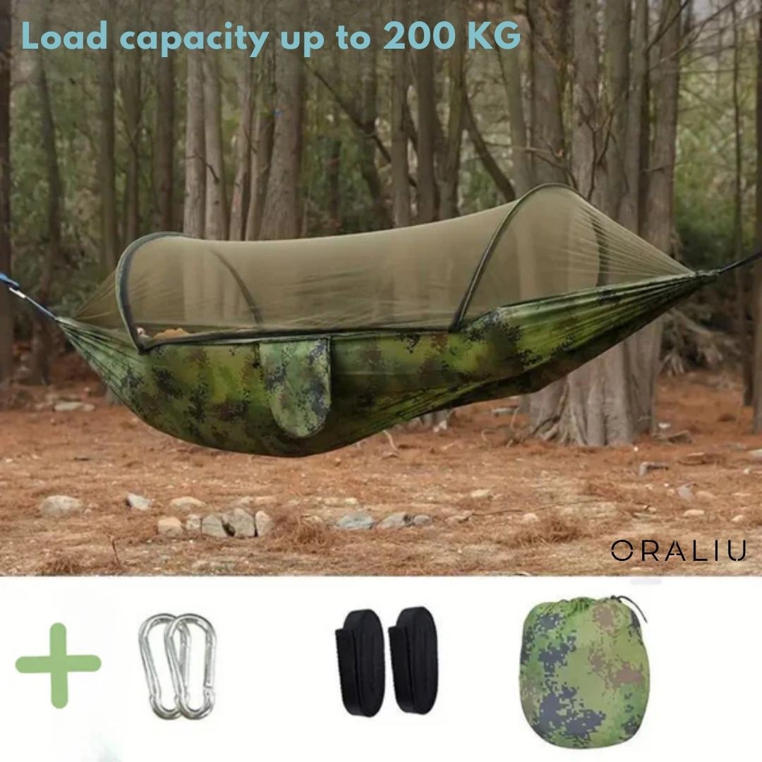 Lisslune | Hammock with Integrated Mosquito Net – Ultimate Outdoor Protection