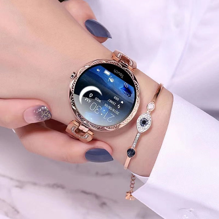Lisslune | AquaFit Smartwatch for Women – Waterproof, Activity Tracker & Notifications