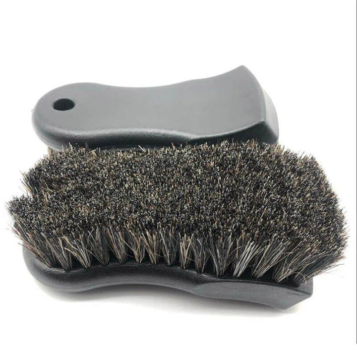 Lisslune | Horsehair Leather & Textile Cleaning Brush for Car and Furniture