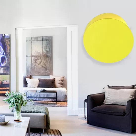 Skørter | Circle Kids Bedroom Wall Light Metal Modern Simple Wall Lamp Light for Living Room