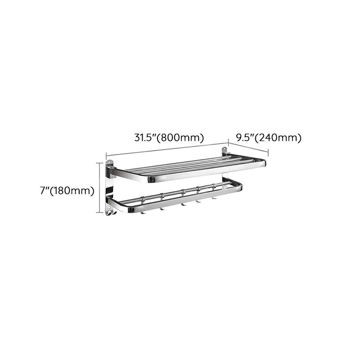 Lisslune | Modern Bathroom Accessory Set Bathroom Shelf Towel Bar Bathroom Accessories