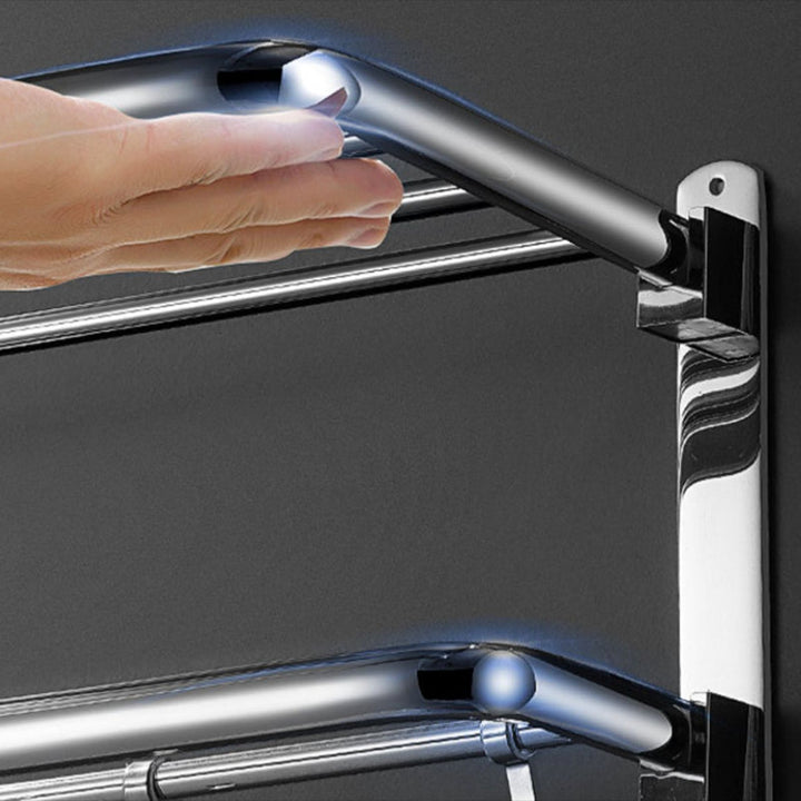 Lisslune | Modern Stainless Steel Towel Bar Bathroom Shelf Bathroom Accessories Set