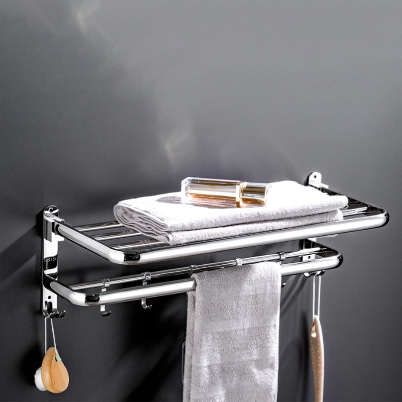 Lisslune | Modern Stainless Steel Towel Bar Bathroom Shelf Bathroom Accessories Set