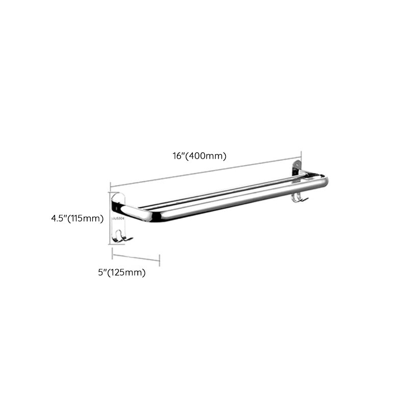 Lisslune | Modern Stainless Steel Towel Bar Bathroom Shelf Bathroom Accessories Set
