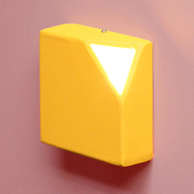 Skørter | Metallic square wall lamp Macaron stylish LED wall light for office bedroom
