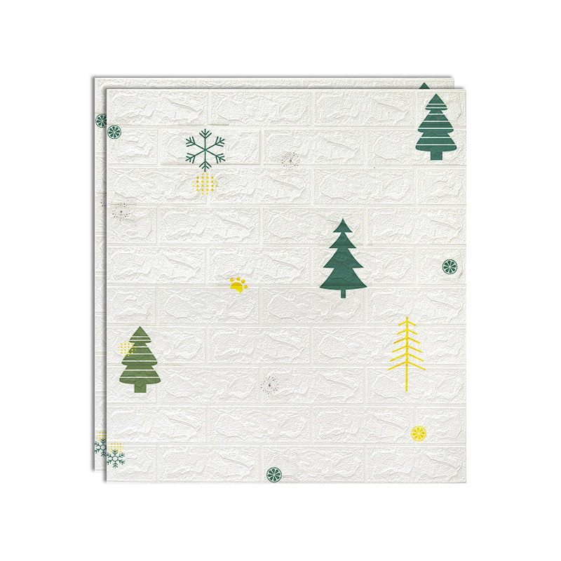 Lisslune | Farmhouse Beadboard PVC Wall Access Panel Peel and Stick Wall Tile Set of 2