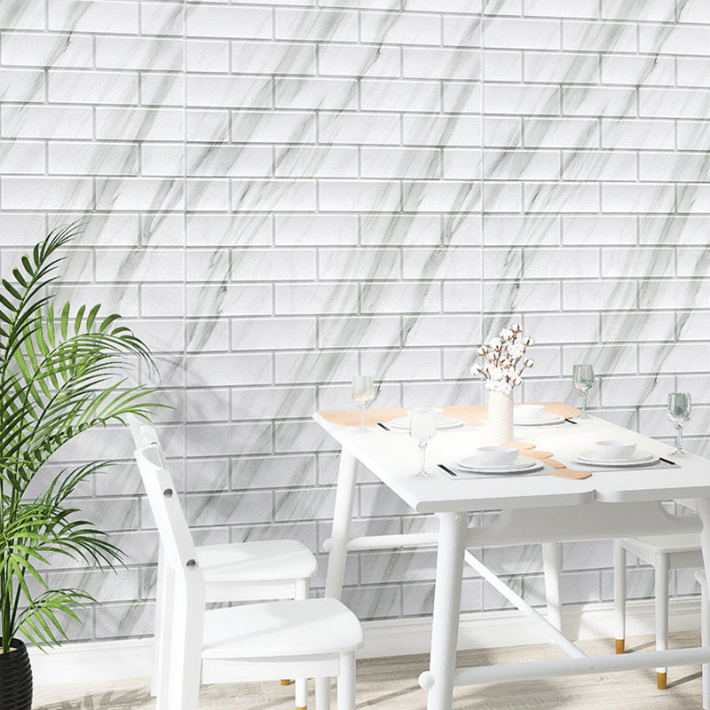 Lisslune | Industrial Wall Panel, 3D Brick Bathroom Wall Panels Set of 2