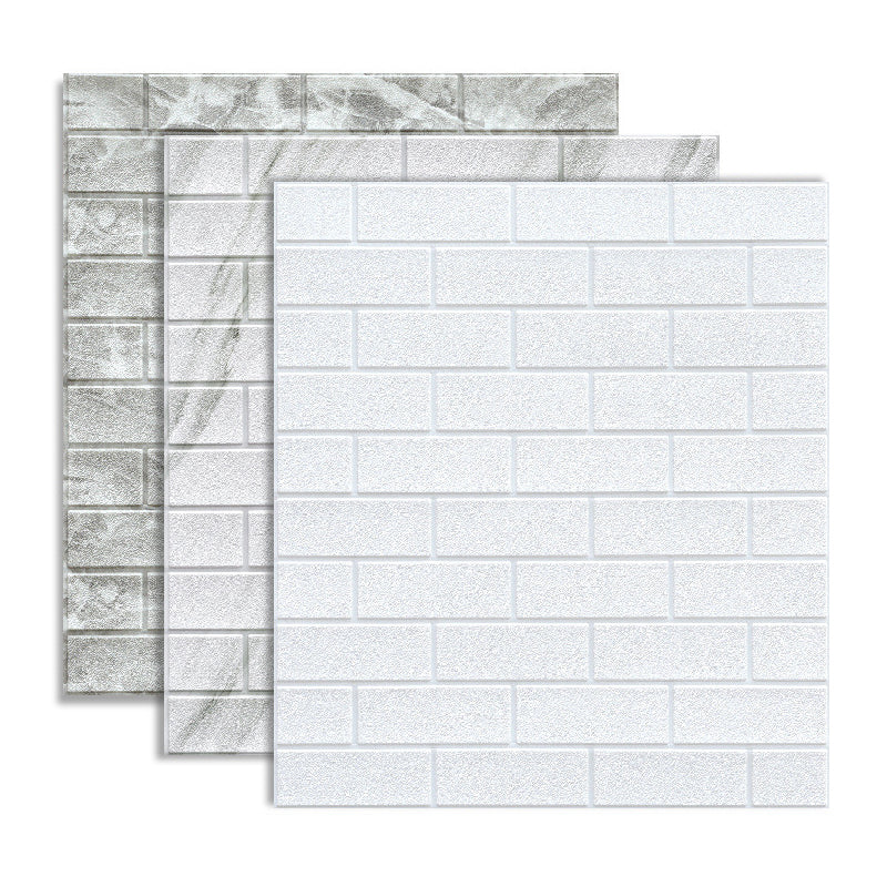 Lisslune | Industrial Wall Panel, 3D Brick Bathroom Wall Panels Set of 2