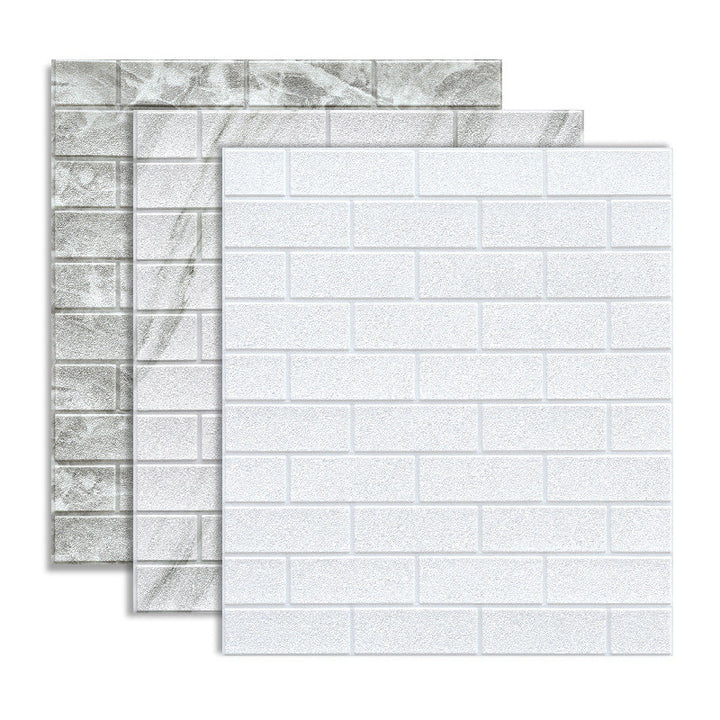 Lisslune | Industrial Wall Panel, 3D Brick Bathroom Wall Panels Set of 2