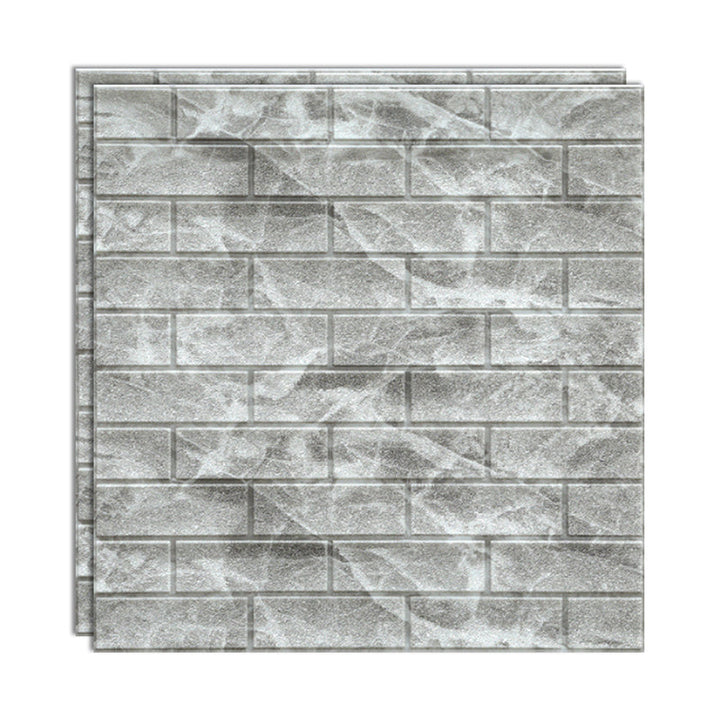 Lisslune | Industrial Wall Panel, 3D Brick Bathroom Wall Panels Set of 2