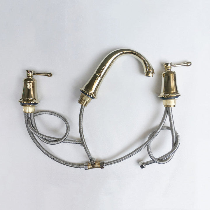Lisslune | Glam Style Faucet Widely used sink faucet with 2 handles and 3 holes