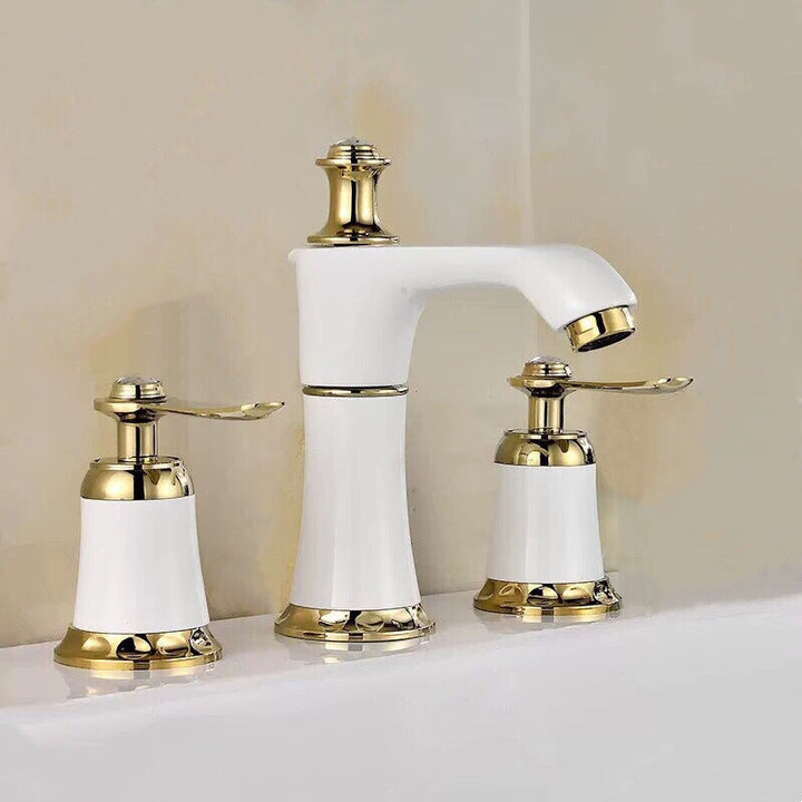 Lisslune | Glam Style Faucet Widely used sink faucet with 2 handles and 3 holes