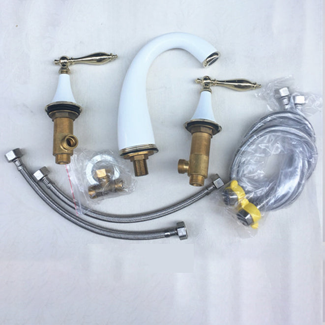 Lisslune | Glam Style Faucet Widely used sink faucet with 2 handles and 3 holes