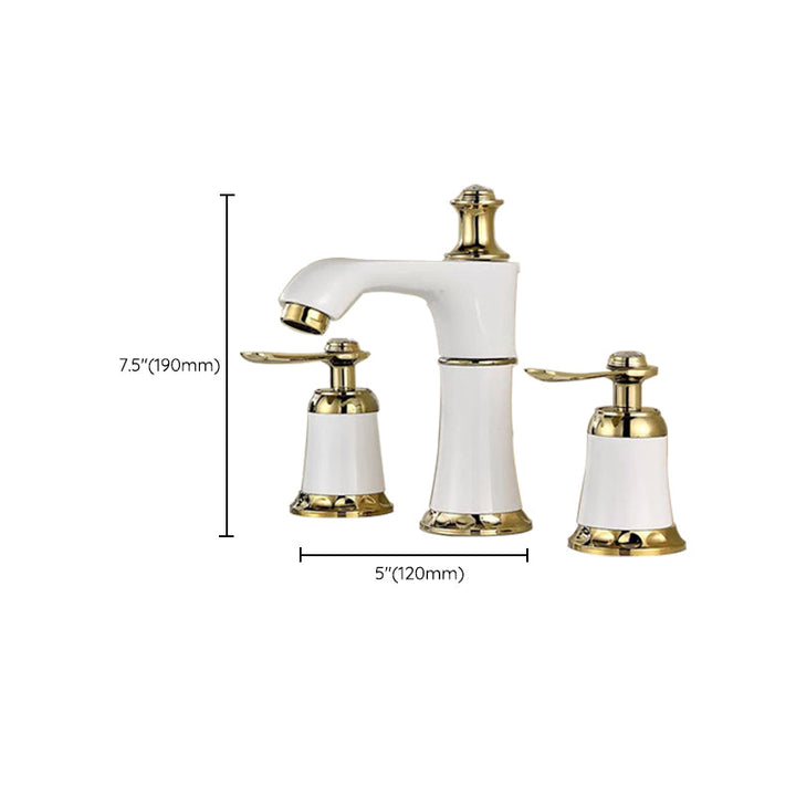 Lisslune | Glam Style Faucet Widely used sink faucet with 2 handles and 3 holes