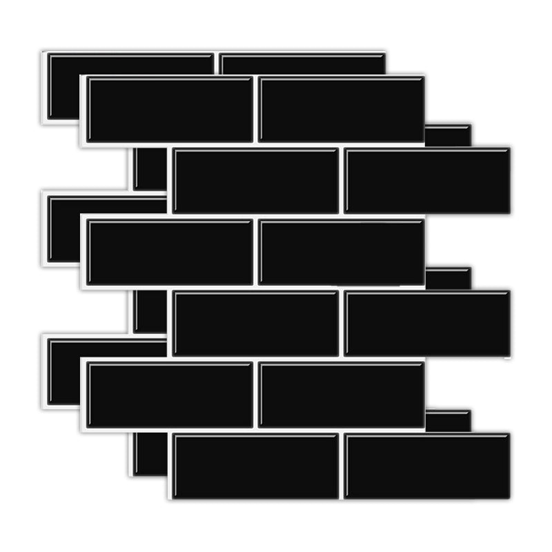 Lisslune | Rectangular Tile - Peel & Stick Easy waterproof plastic peel and stick subway tile for the kitchen