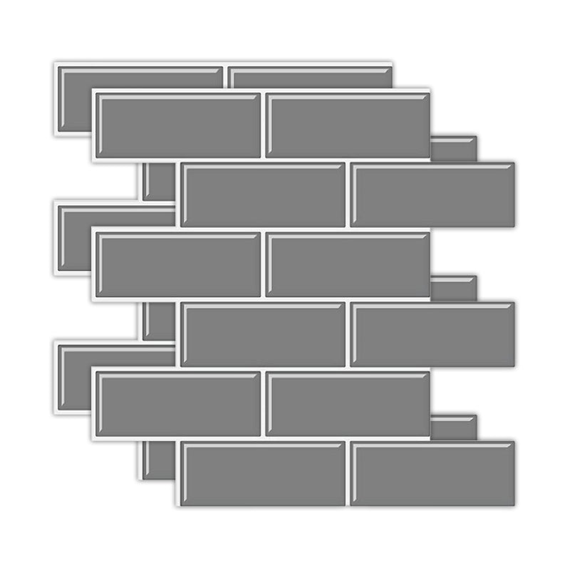 Lisslune | Rectangular Tile - Peel & Stick Easy waterproof plastic peel and stick subway tile for the kitchen