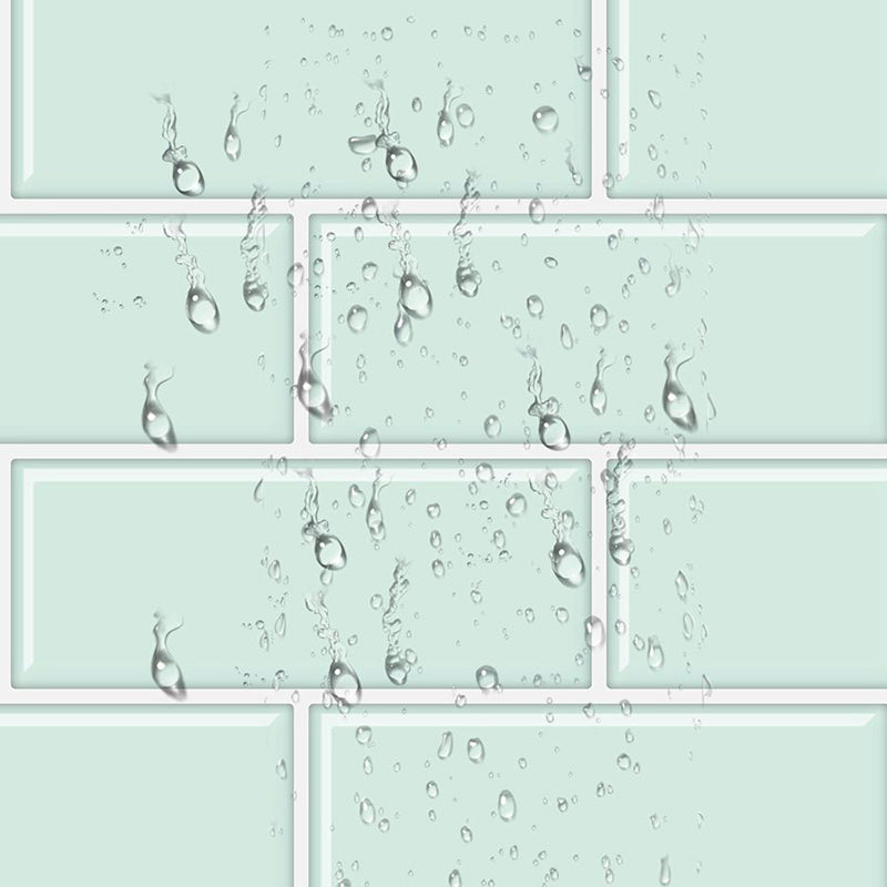 Lisslune | Rectangular Tile - Peel & Stick Easy waterproof plastic peel and stick subway tile for the kitchen
