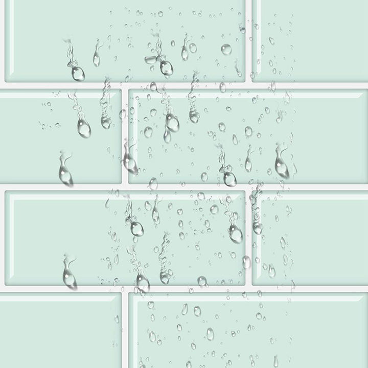 Lisslune | Rectangular Tile - Peel & Stick Easy waterproof plastic peel and stick subway tile for the kitchen