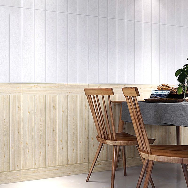 Lisslune | Waterproof Wall Paneling Peel and Stick Wood Look Design Wall Paneling