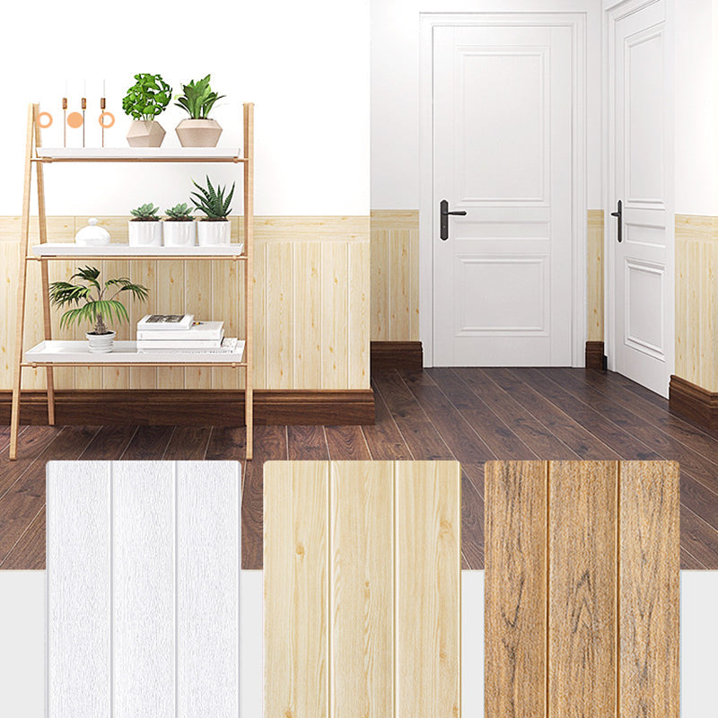 Lisslune | Waterproof Wall Paneling Peel and Stick Wood Look Design Wall Paneling