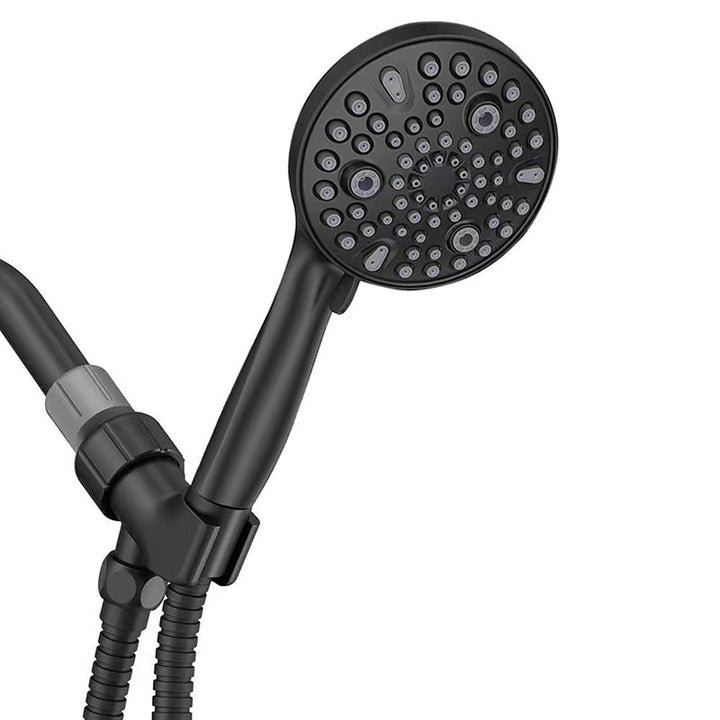 Lisslune | Round Handheld Showerhead Plastic Water Efficient Showerhead