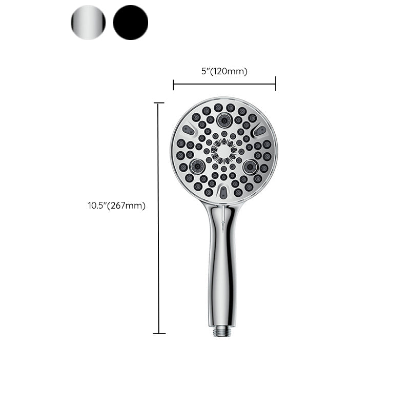Lisslune | Round Handheld Showerhead Plastic Water Efficient Showerhead