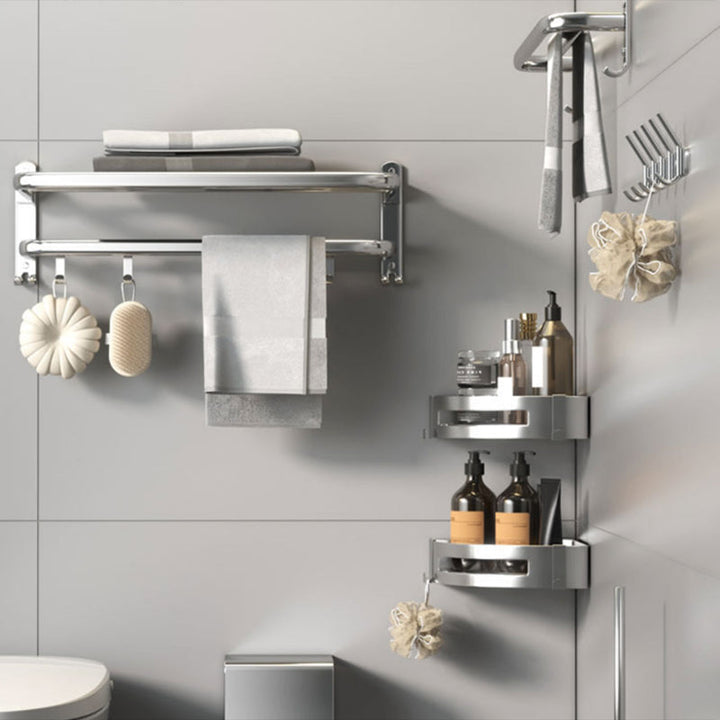 Lisslune | Modern Stainless Steel Bathroom Shelf Bathroom Accessories Hardware Set