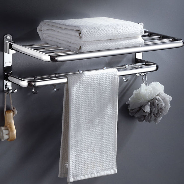 Lisslune | Modern Stainless Steel Bathroom Shelf Bathroom Accessories Hardware Set