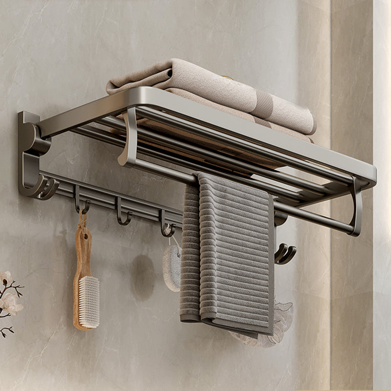 Lisslune | Modern Stainless Steel Bathroom Shelf Bathroom Accessories Set Towel Holder Bathroom Set