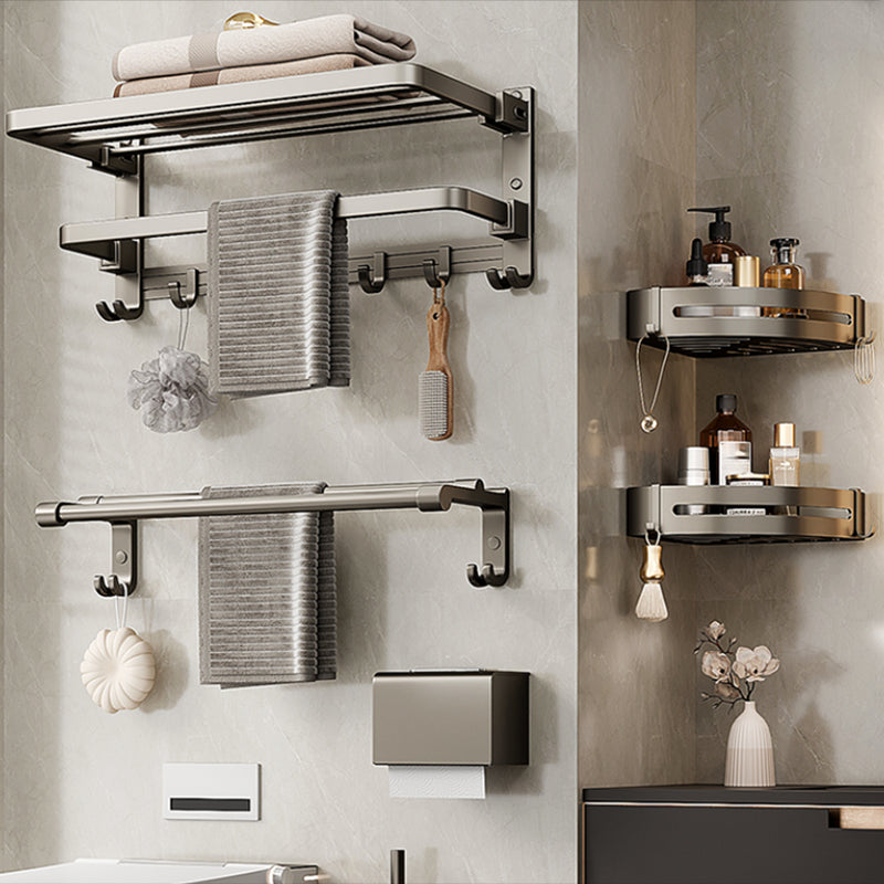 Lisslune | Modern Towel Rod Bathroom Set Bathroom Shelf Bathroom Accessories Kit