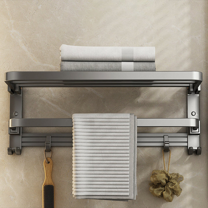 Lisslune | Modern Towel Rod Bathroom Set Bathroom Shelf Bathroom Accessories Kit