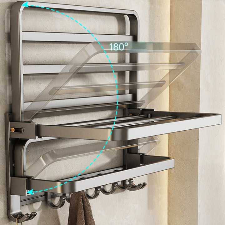 Lisslune | Modern Towel Rod Bathroom Set Bathroom Shelf Bathroom Accessories Kit