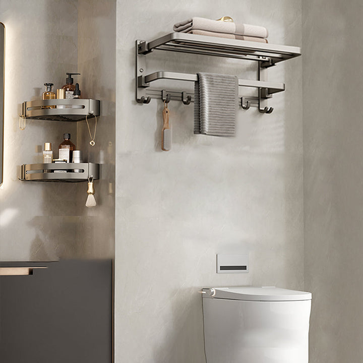 Lisslune | Modern Towel Bar Bathroom Set Bathroom Shelf Bathroom Accessory Kit
