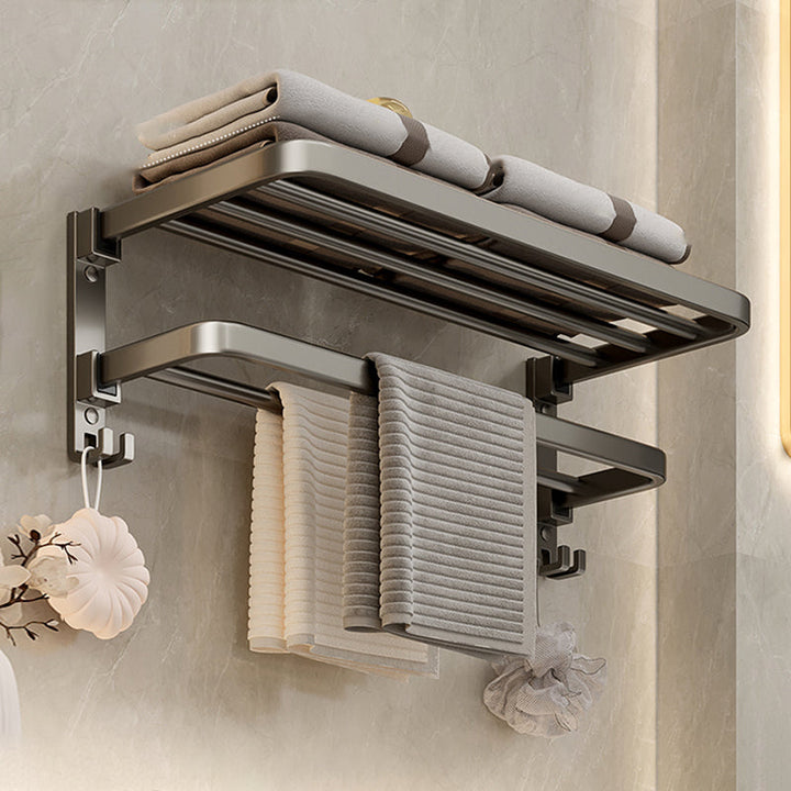 Lisslune | Modern Towel Rod Bathroom Set Bathroom Shelf Bathroom Accessories Kit