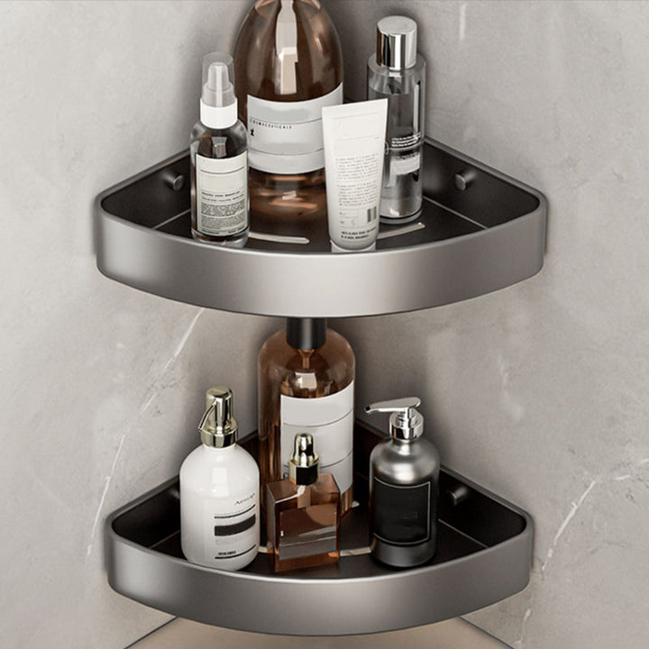 Lisslune | Modern Bathroom Accessory Set Gray Towel Bar Bathroom Shelf Bathroom Hardware