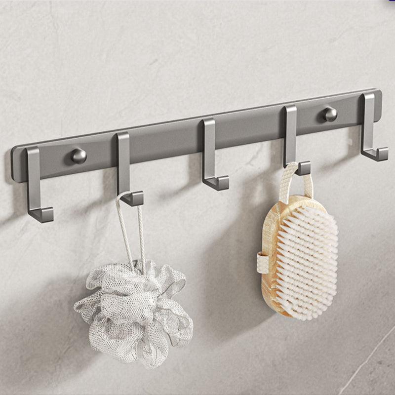 Lisslune | Modern Bathroom Accessory Set Gray Towel Bar Bathroom Shelf Bathroom Hardware