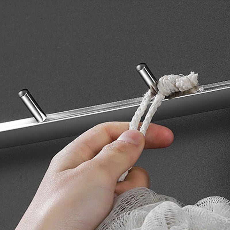 Lisslune | Modern Bath Set Stainless Steel Bath Shelf Paper Holder Bathroom Accessories Set