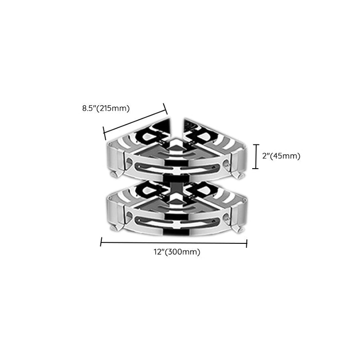 Lisslune | Modern Bath Set Stainless Steel Bath Shelf Paper Holder Bathroom Accessories Set