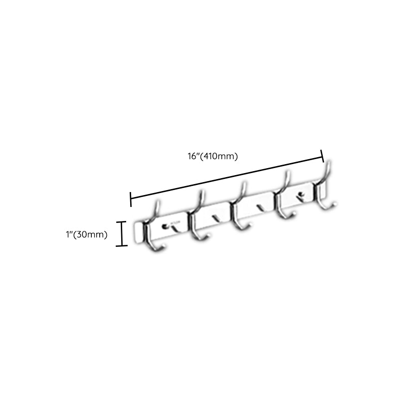 Lisslune | Modern Bath Set Stainless Steel Bath Shelf Paper Holder Bathroom Accessories Set