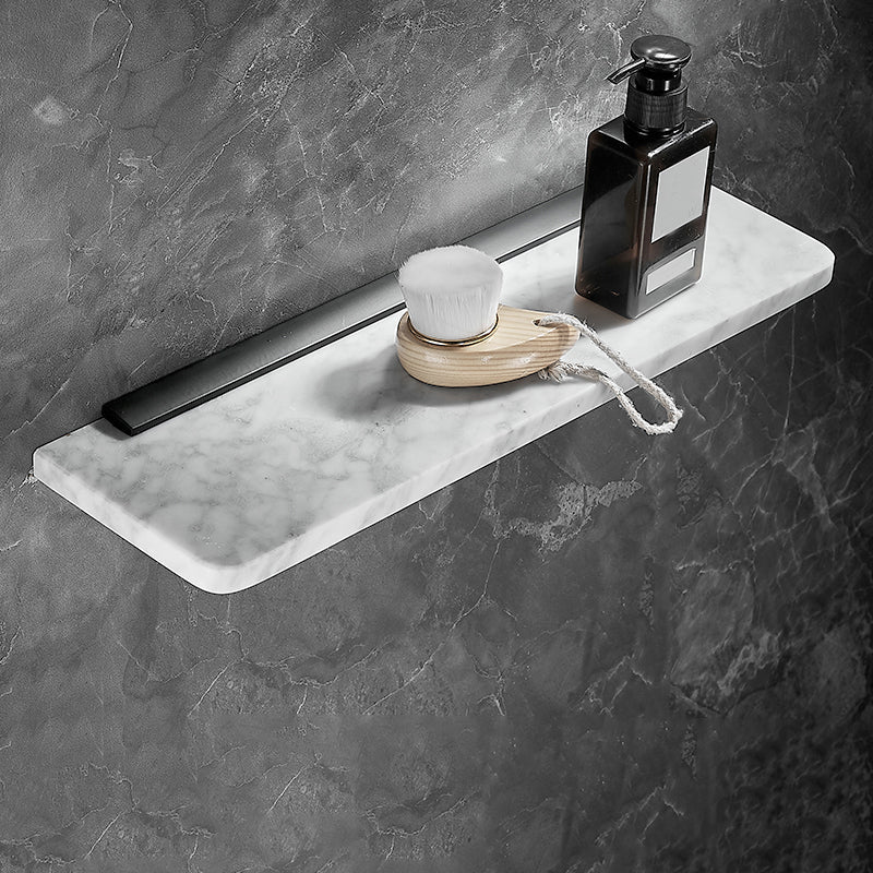 Lisslune | Metal and Marble Bathroom Hardware Set as a Single Piece or as a Set in Black