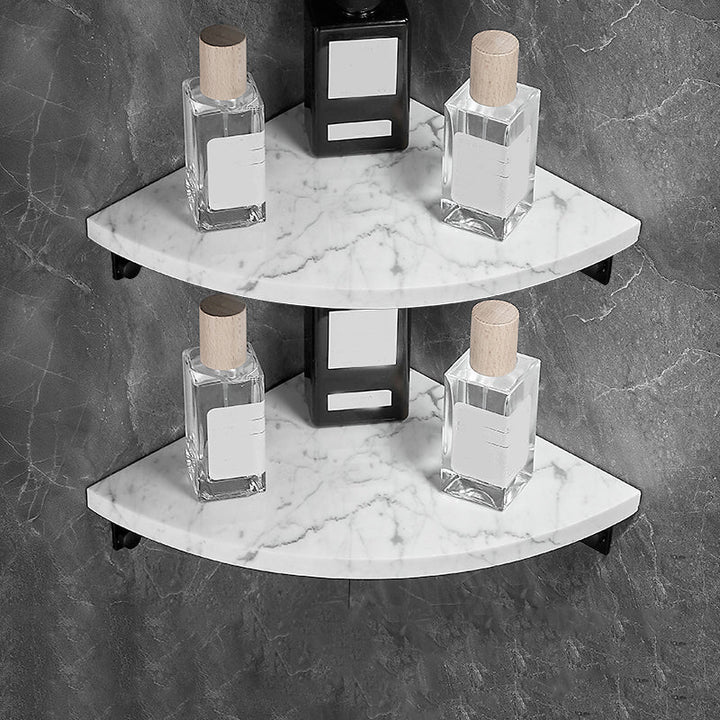 Lisslune | Metal and Marble Bathroom Hardware Set as a Single Piece or as a Set in Black