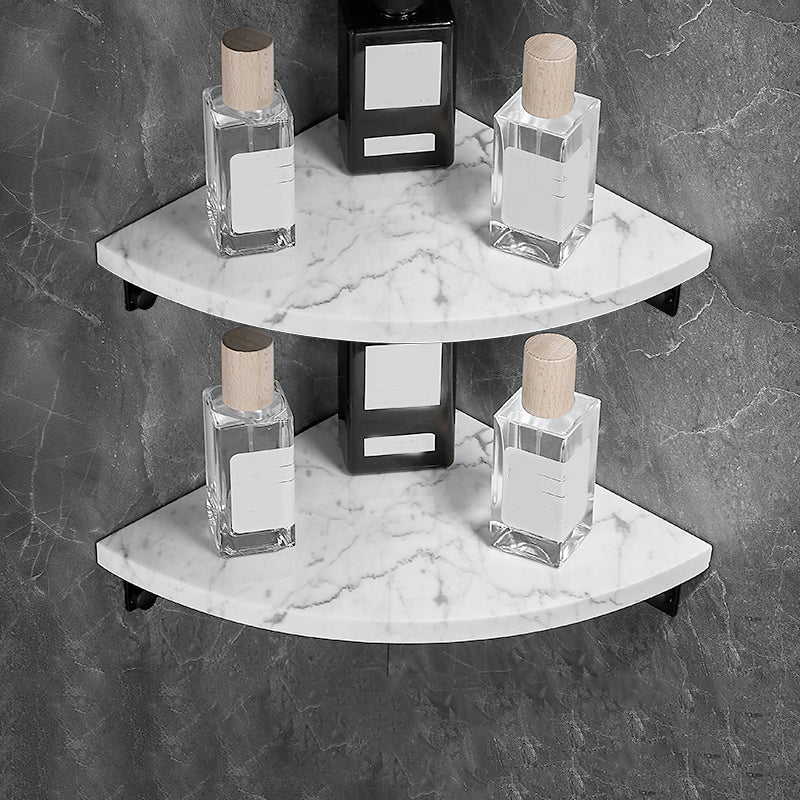 Lisslune | Metal and Marble Bathroom Hardware Set as Individual Piece or Set in Black