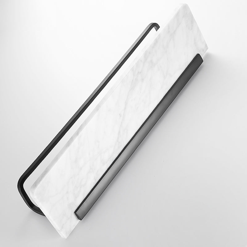 Lisslune | Metal and Marble Bathroom Hardware Set as a Single Piece or as a Set in Black
