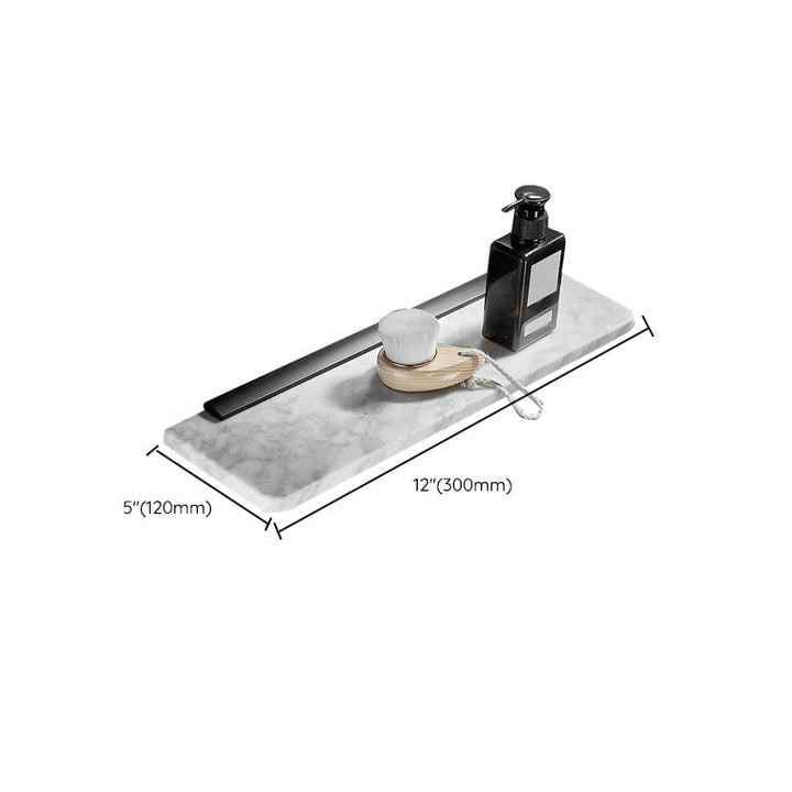 Lisslune | Metal and Marble Bathroom Hardware Set as a Single Piece or as a Set in Black