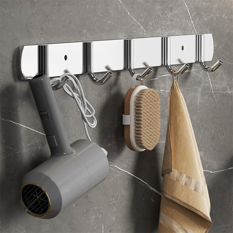 Lisslune | Modern Polished Chrome Bathroom Accessory Set Made of Stainless Steel