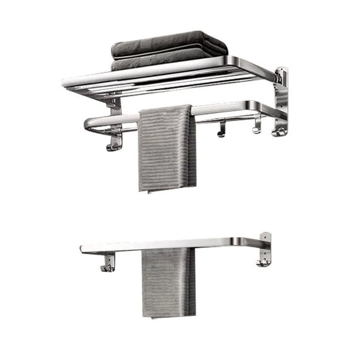 Lisslune | Modern Polished Chrome Bathroom Accessory Set Made of Stainless Steel