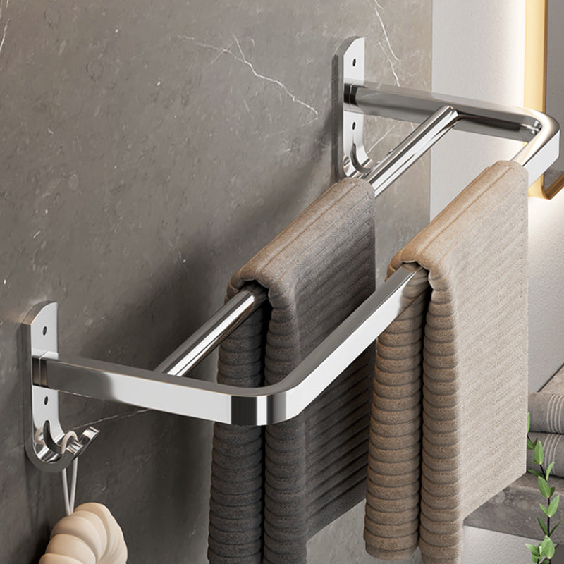 Lisslune | Modern Polished Chrome Bathroom Accessory Set Made of Stainless Steel