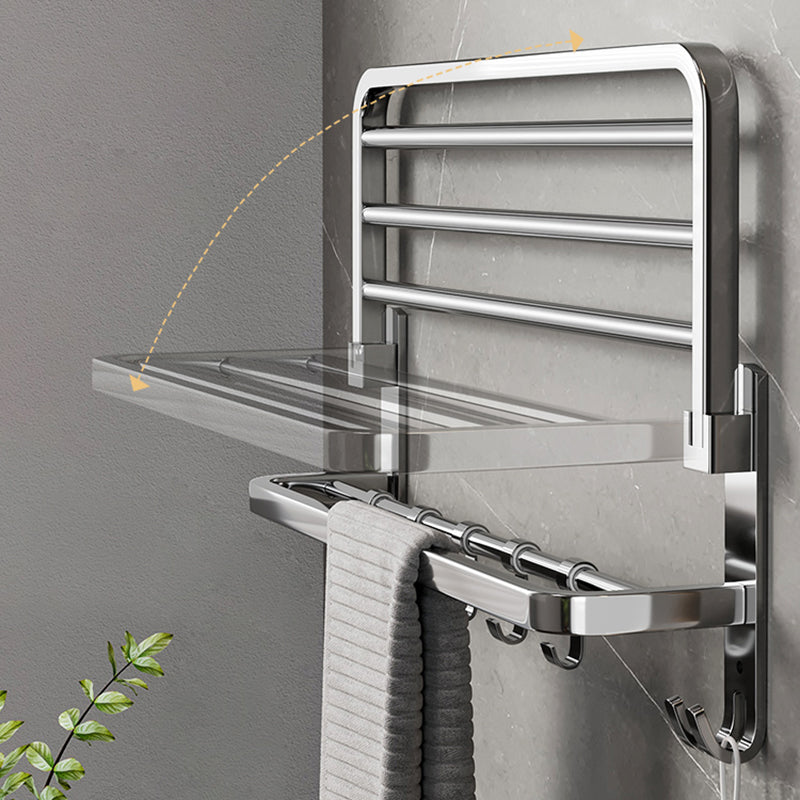 Lisslune | Modern Polished Chrome Bathroom Accessory Set Made of Stainless Steel