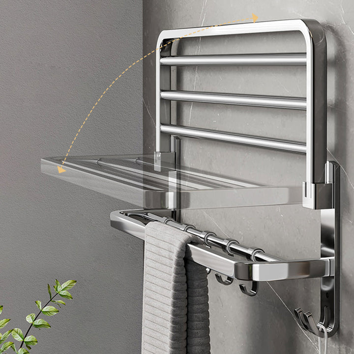 Lisslune | Modern Polished Chrome Bathroom Accessory Set Made of Stainless Steel