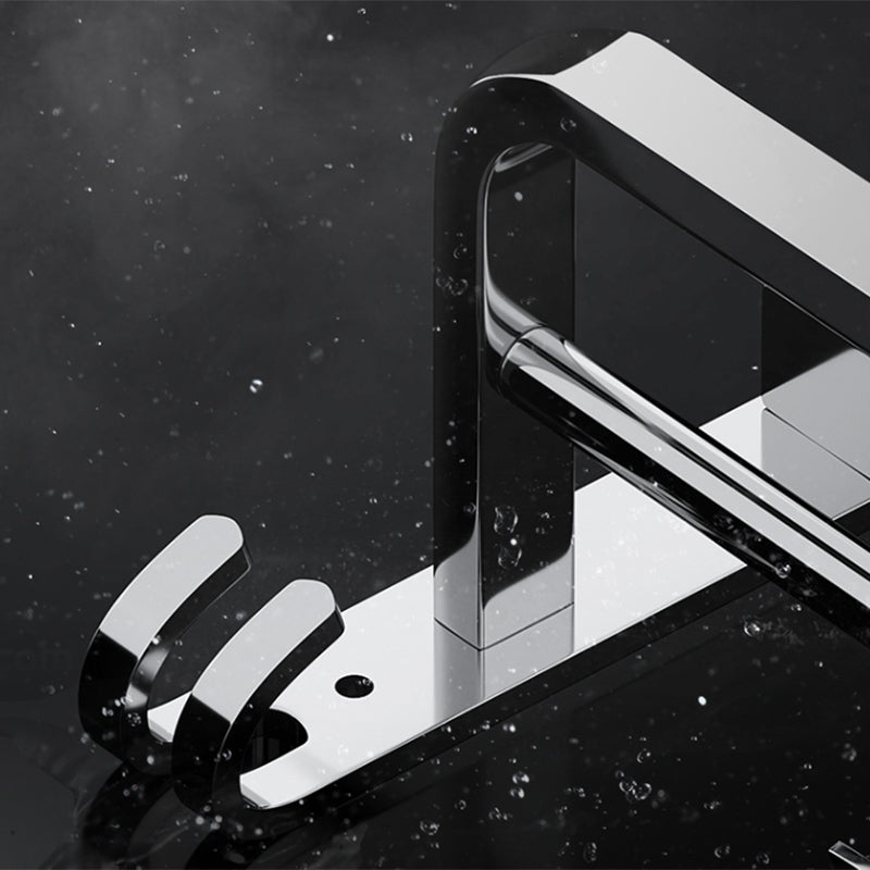 Lisslune | Modern Polished Chrome Bathroom Accessory Set Made of Stainless Steel